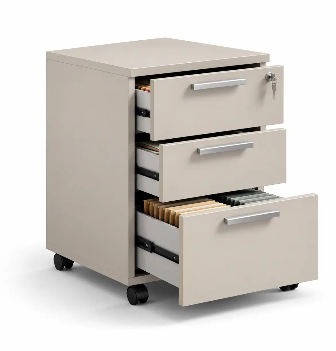 Flow Mobile Pedestal 3D Consumer BAFCO Khaki 2 Weeks
