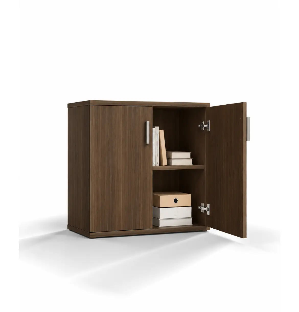 Flow Cabinet H72 - Desk Extension Consumer BAFCO Hairline Walnut 2 Weeks