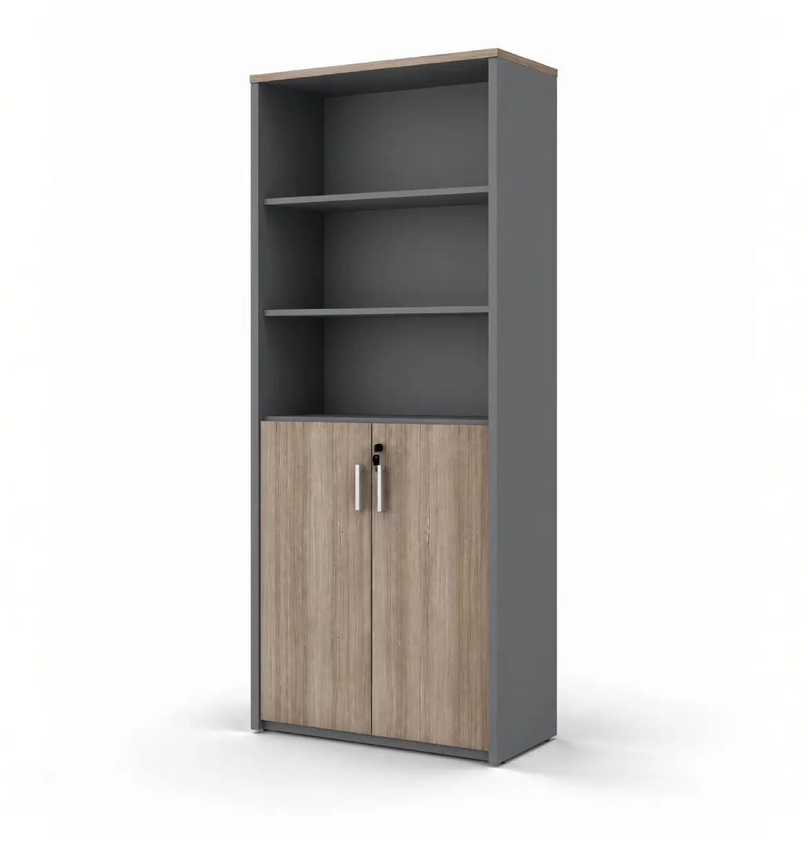 Universal Dark 6-Level Cabinet Consumer KANO CF09 Log Walnut Upper Shelves are Open 8-10 Weeks
