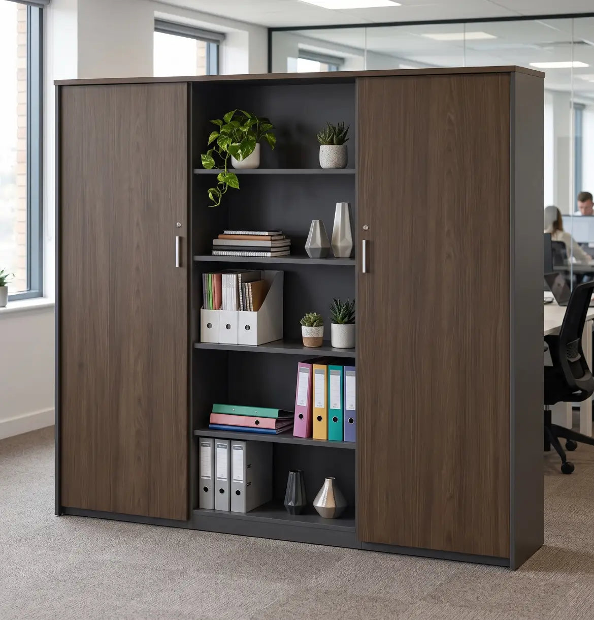 Universal Dark 5-Level Wall Cabinet Consumer KANO