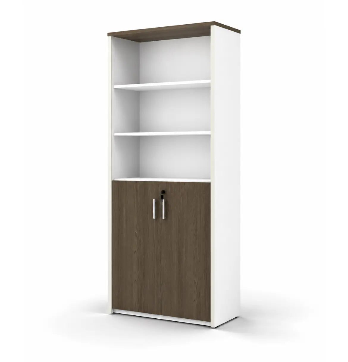 Universal Light 6-Level Cabinet Consumer KANO CF42 Mocha Oak Upper Shelves are Open 8-10 Weeks