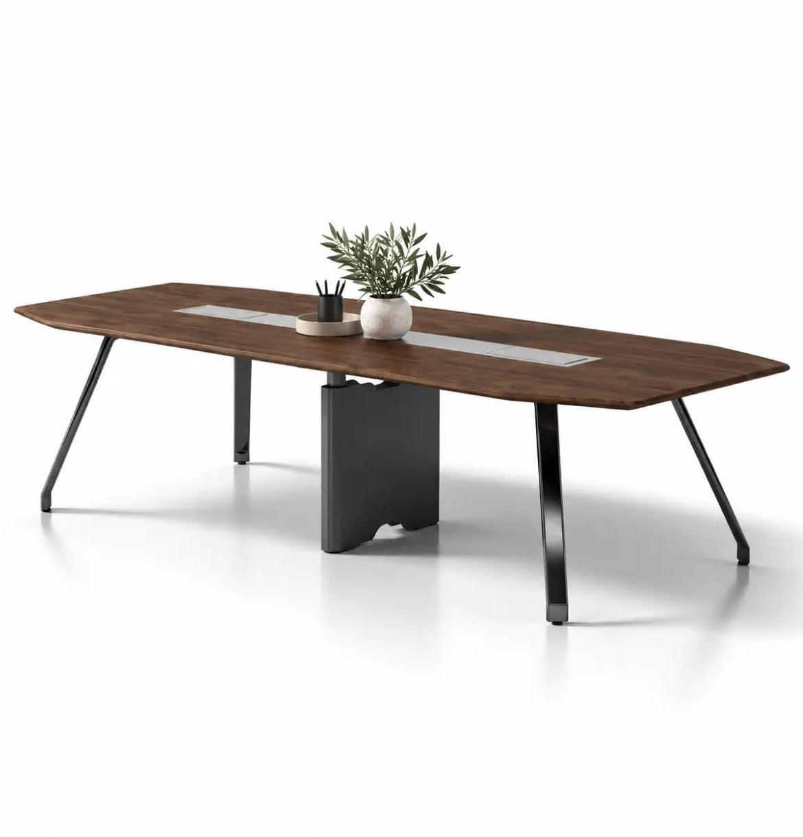 Gaddi Conference Table (8-14 Pax) Consumer KANO CY07 American Walnut 3200 2-5 Working Days