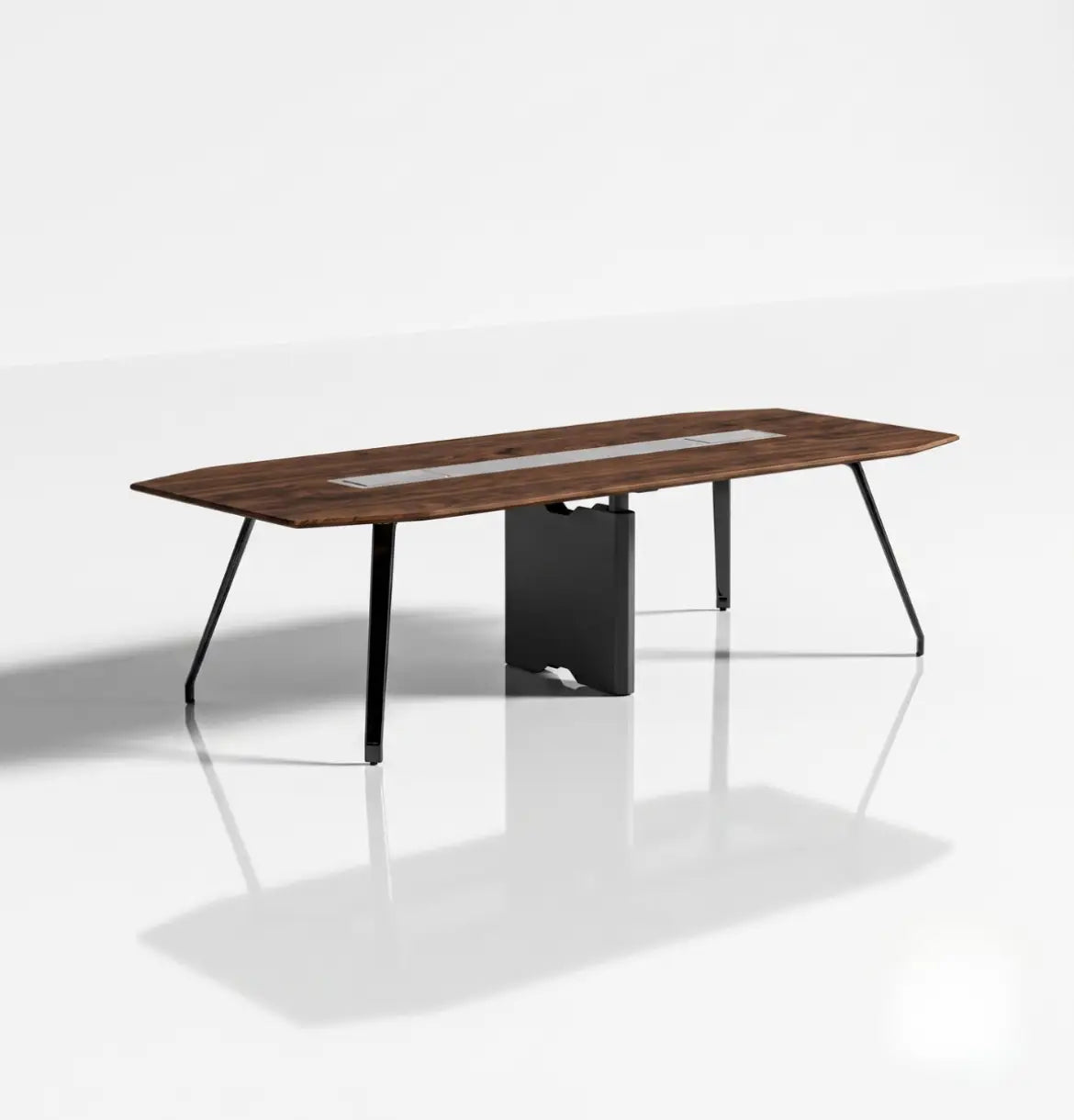 Gaddi Conference Table (8-14 Pax) Consumer KANO CY07 American Walnut 3200 2-5 Working Days