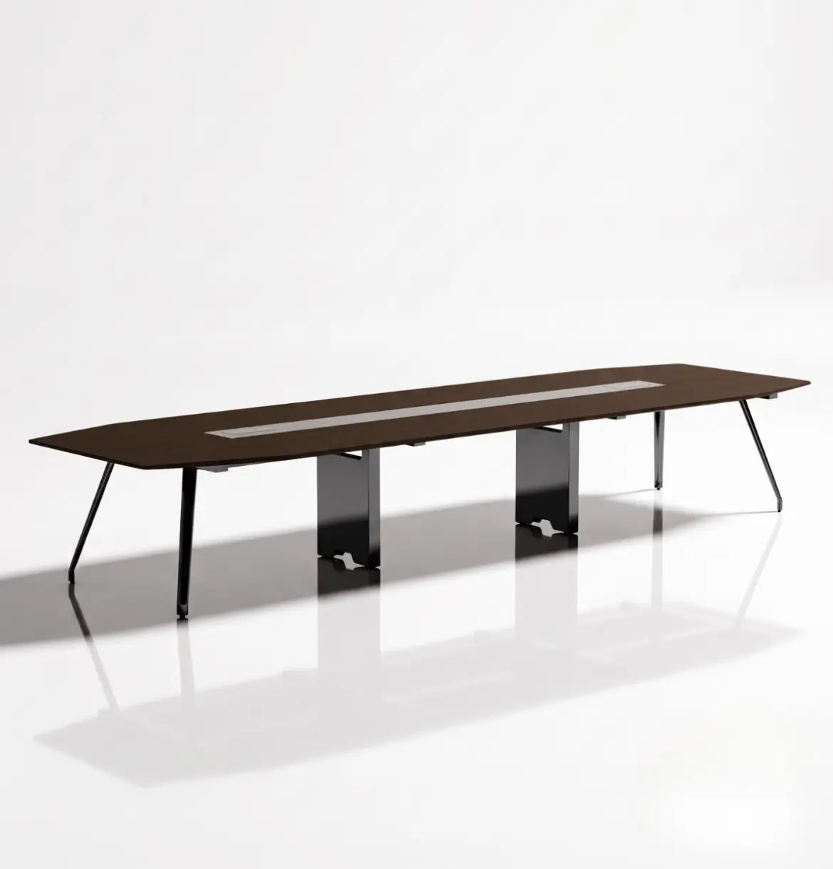 Gaddi Conference Table (8-14 Pax) Consumer KANO CY08 Dark Chocolate Walnut 4600 8-10 Weeks