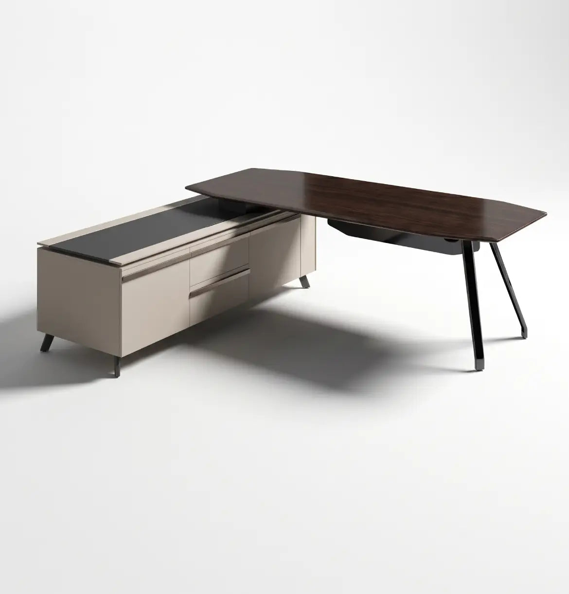 Gaddi Presidential Desk (2 Sizes) Consumer KANO CY08 Dark Chocolate Walnut 2200 8-10 Weeks