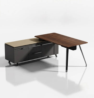 Gaddi Executive Desk (2 Sizes) Consumer KANO CY07 American Walnut 1800 8-10 Weeks
