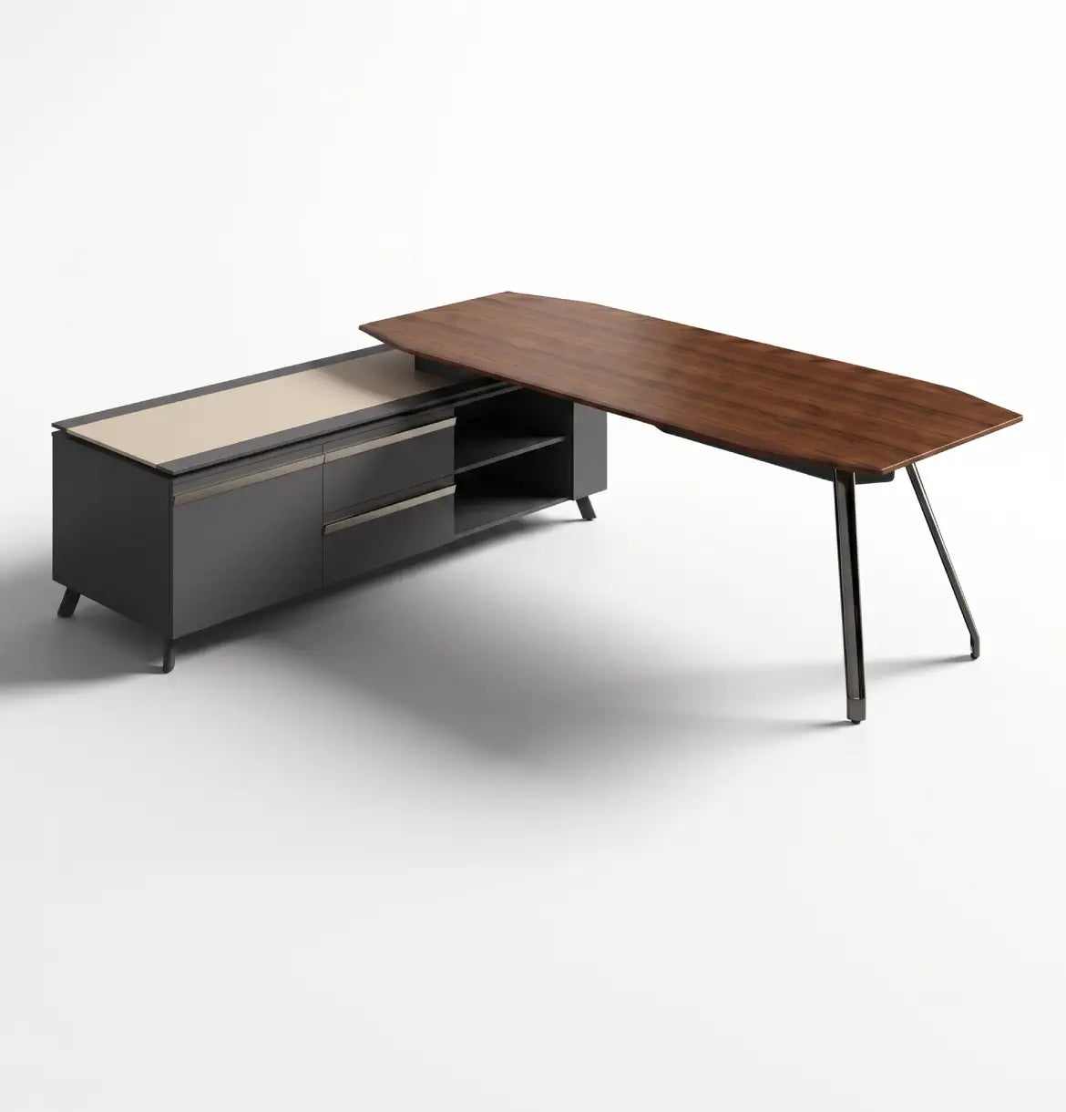Gaddi Presidential Desk (2 Sizes) Consumer KANO CY07 American Walnut 2200 2-5 Working Days