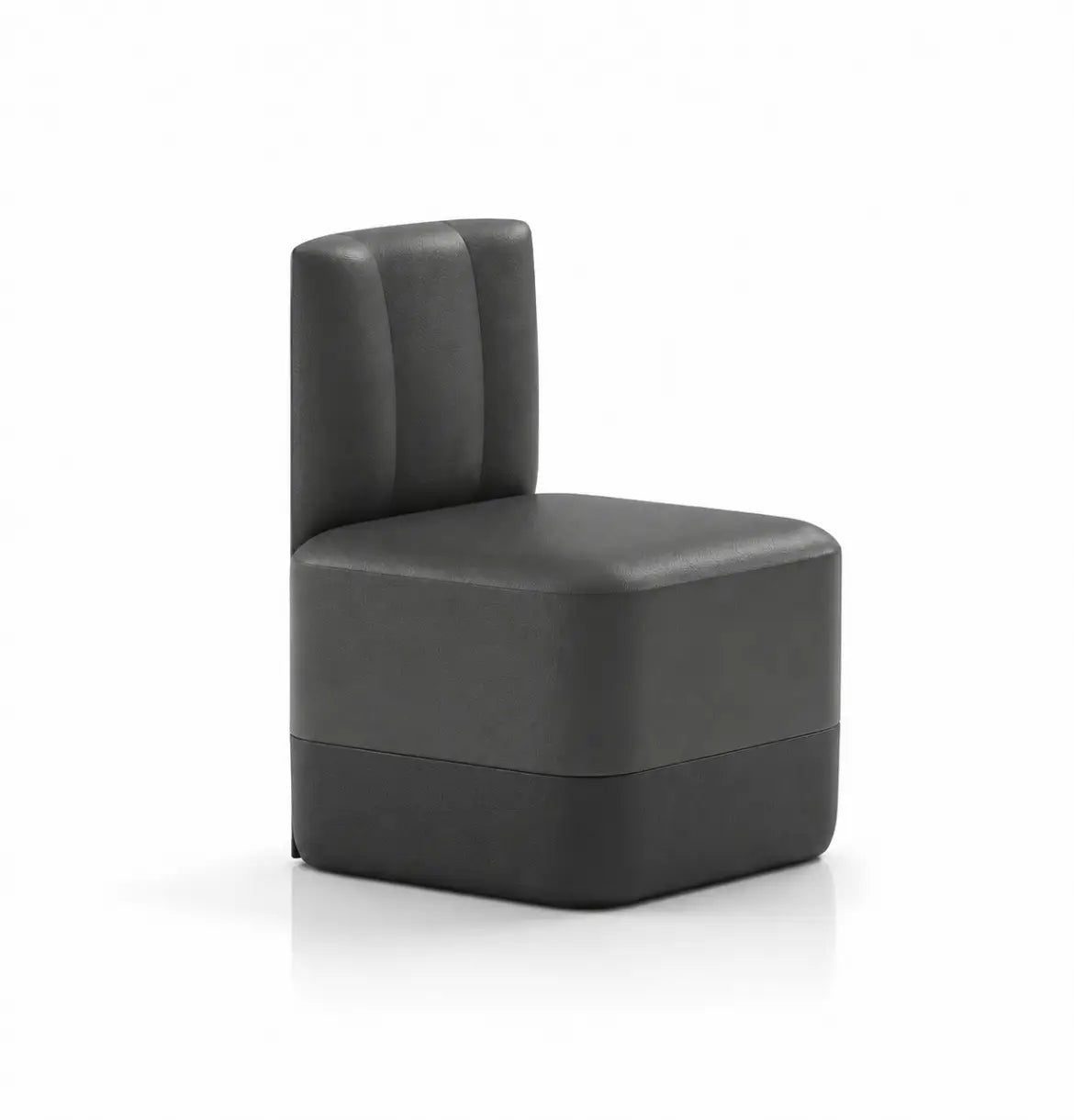 Garden Cubes with Backrest Consumer BAFCO Grey Vegan Leather 8-10 Weeks