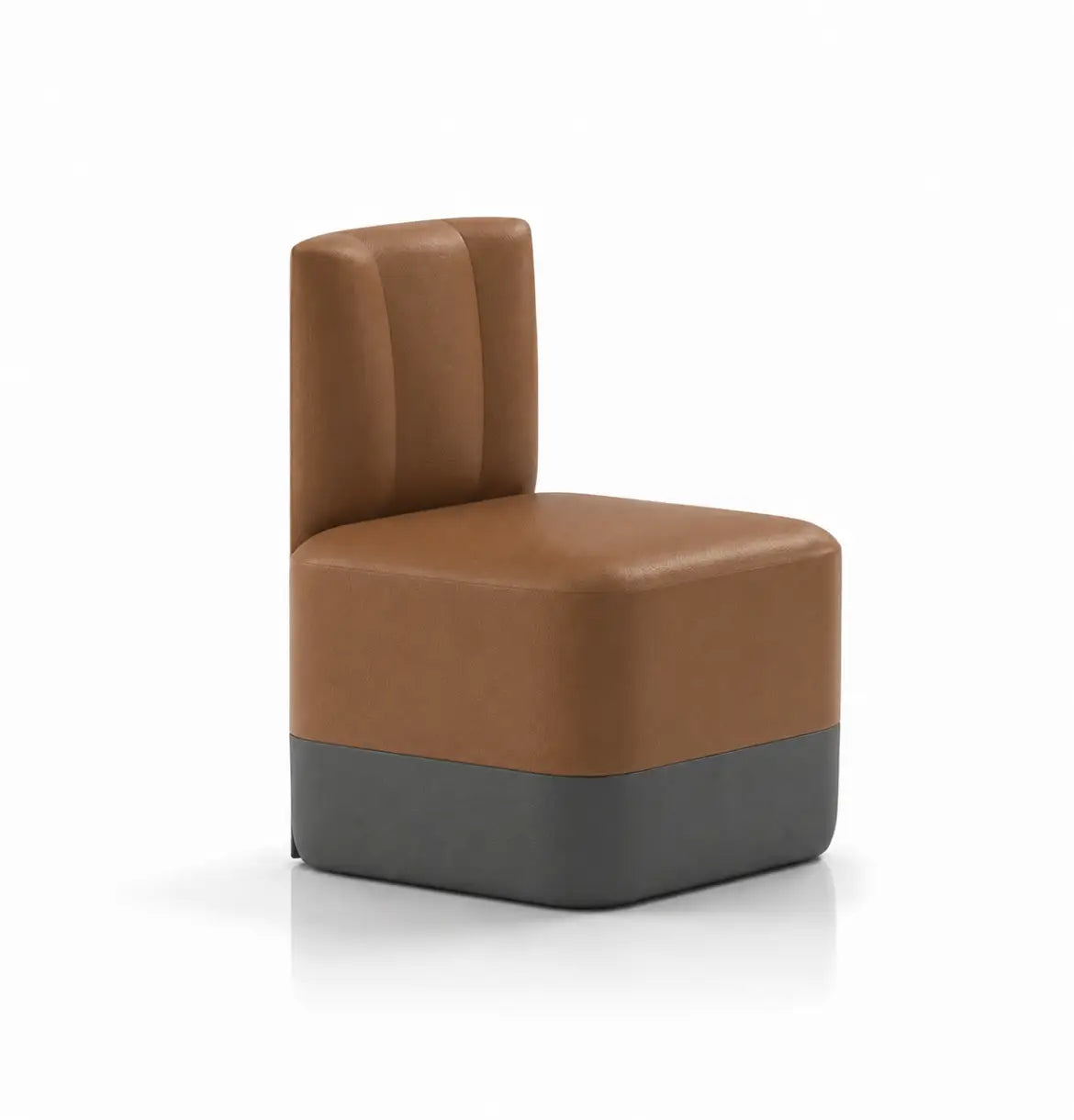 Garden Cubes with Backrest Consumer BAFCO Tan Vegan Leather 8-10 Weeks