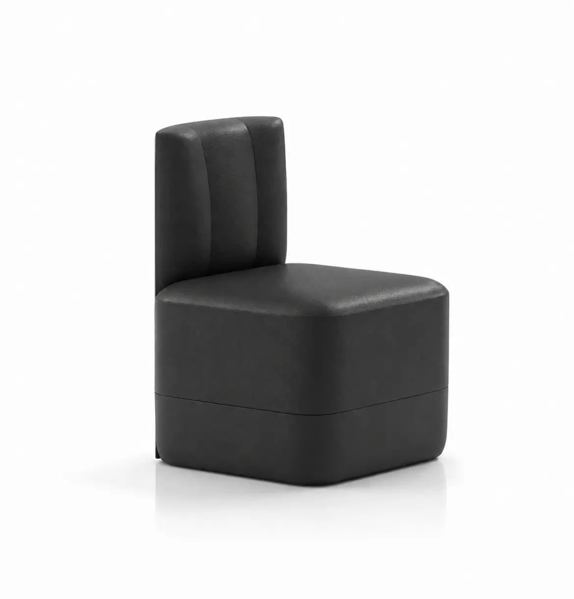 Garden Cubes with Backrest Consumer BAFCO Black Vegan Leather 8-10 Weeks