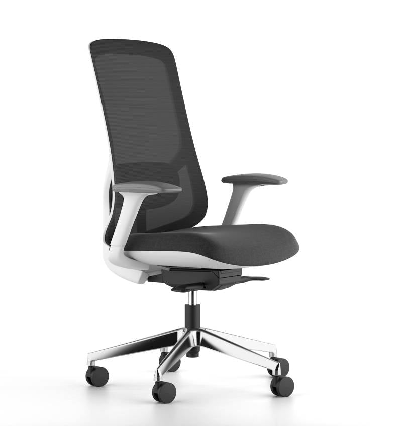 Geeco Light Midback Consumer KANO Dark Grey Automatic + Seat Slide + 3D Armrests 8-10 Weeks