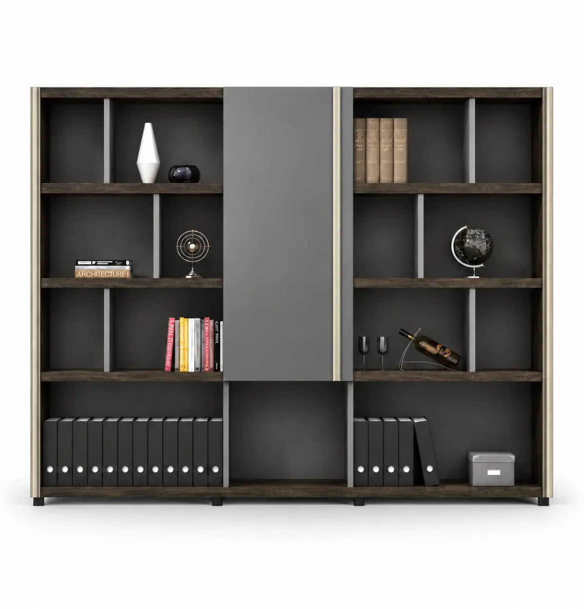 Gerry Executive Wall Storage Consumer KANO CF39 Coffee Teakwood 2400 8-10 Weeks