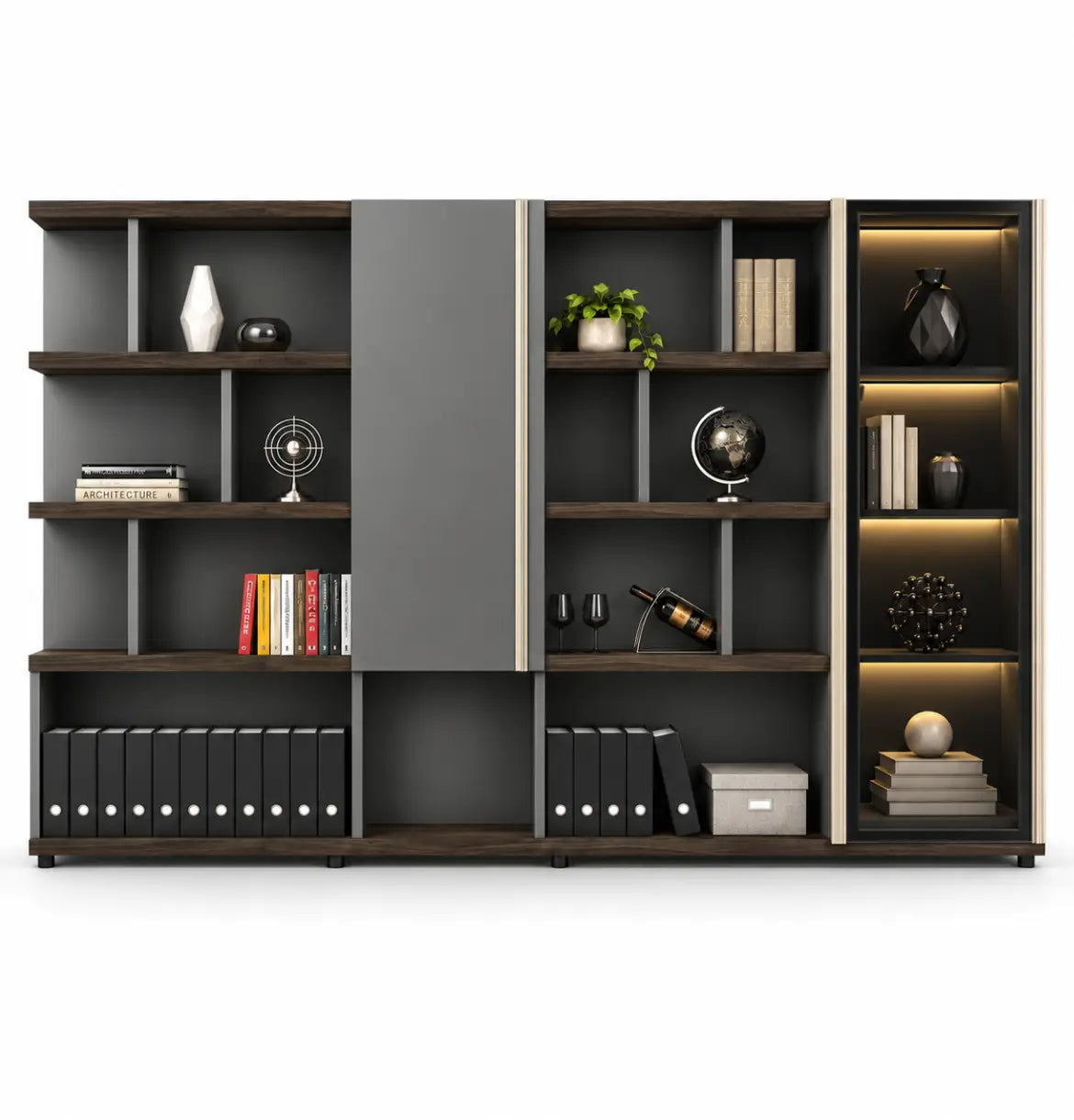 Gerry Executive Wall Storage Consumer KANO CF39 Coffee Teakwood 3100 8-10 Weeks