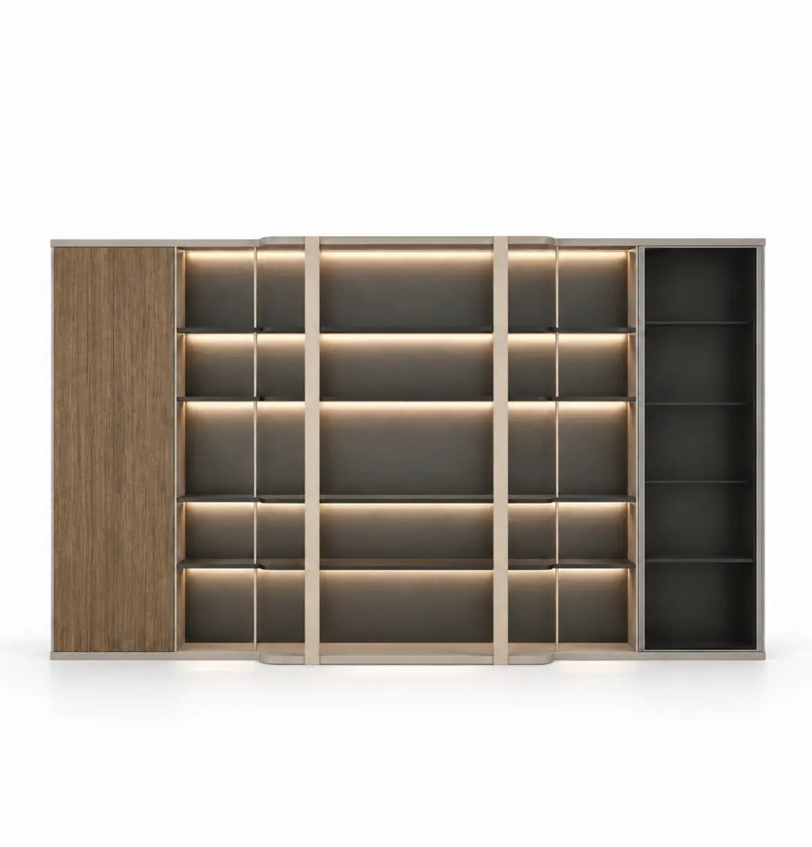 Gramy Executive Wall Storage Consumer KANO CY19 Mocha Teakwood 2800 8-10 Weeks