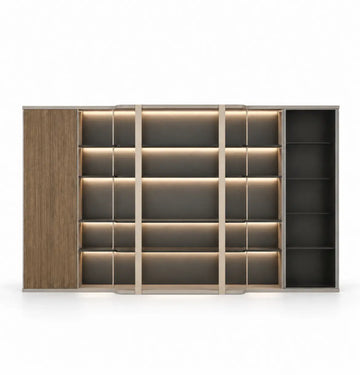 Gramy Executive Wall Storage Consumer KANO CY19 Mocha Teakwood 2800 8-10 Weeks