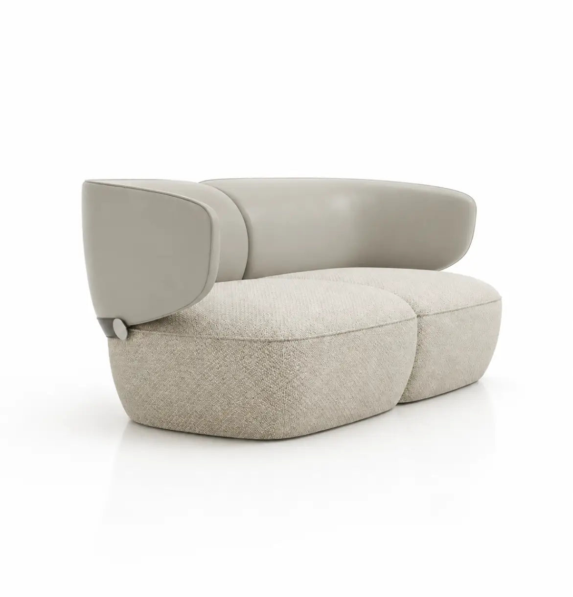 Gran 2-Seater Sofa Consumer KANO Khaki Beige Fabric Seat 8-10 Weeks