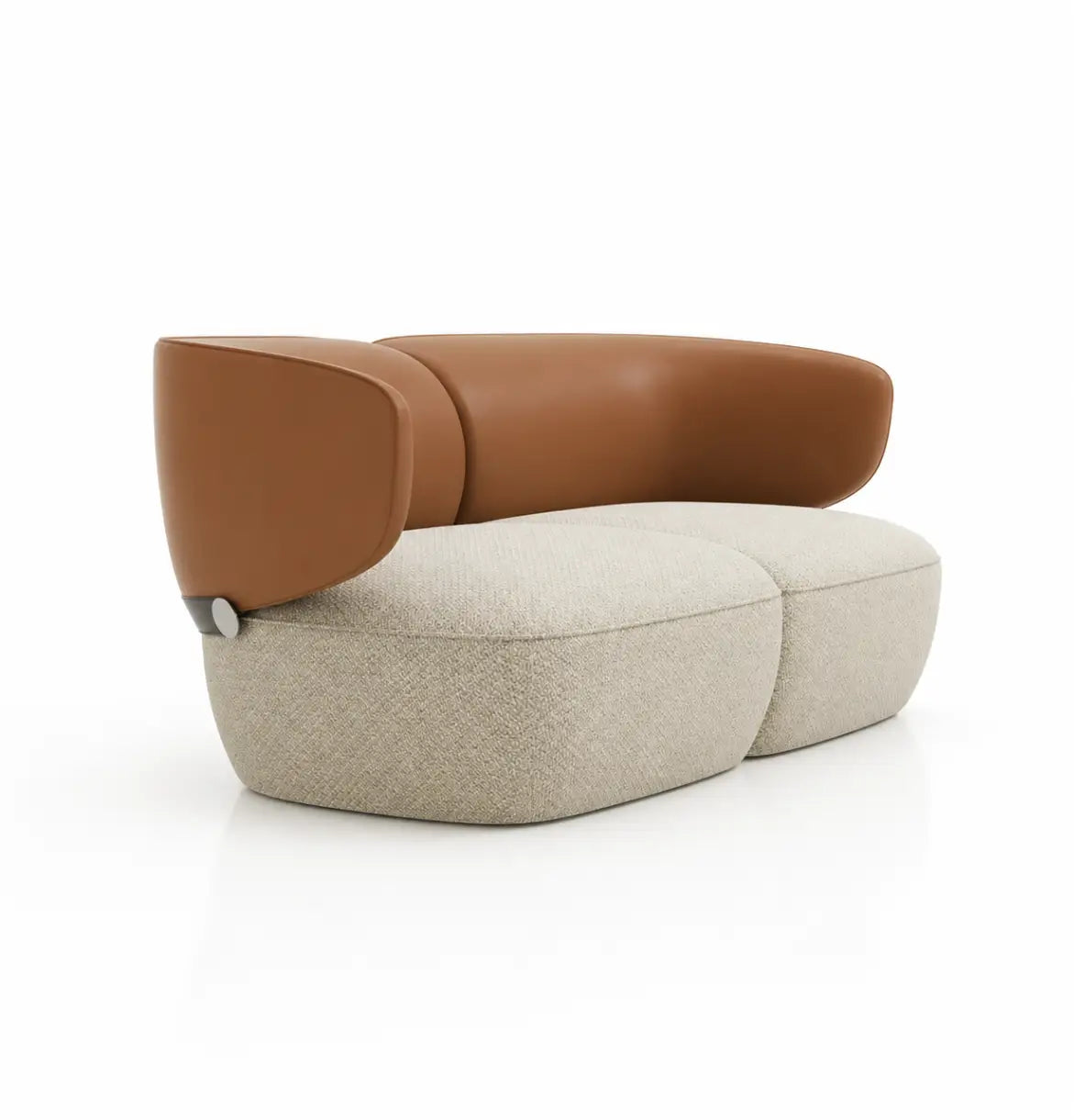 Gran 2-Seater Sofa Consumer KANO Tan Beige Fabric Seat 8-10 Weeks
