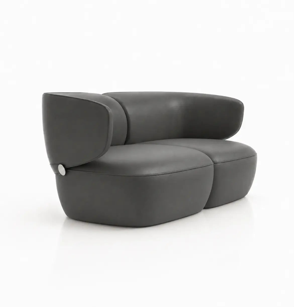 Gran 2-Seater Sofa Consumer KANO Grey Vegan Leather 8-10 Weeks
