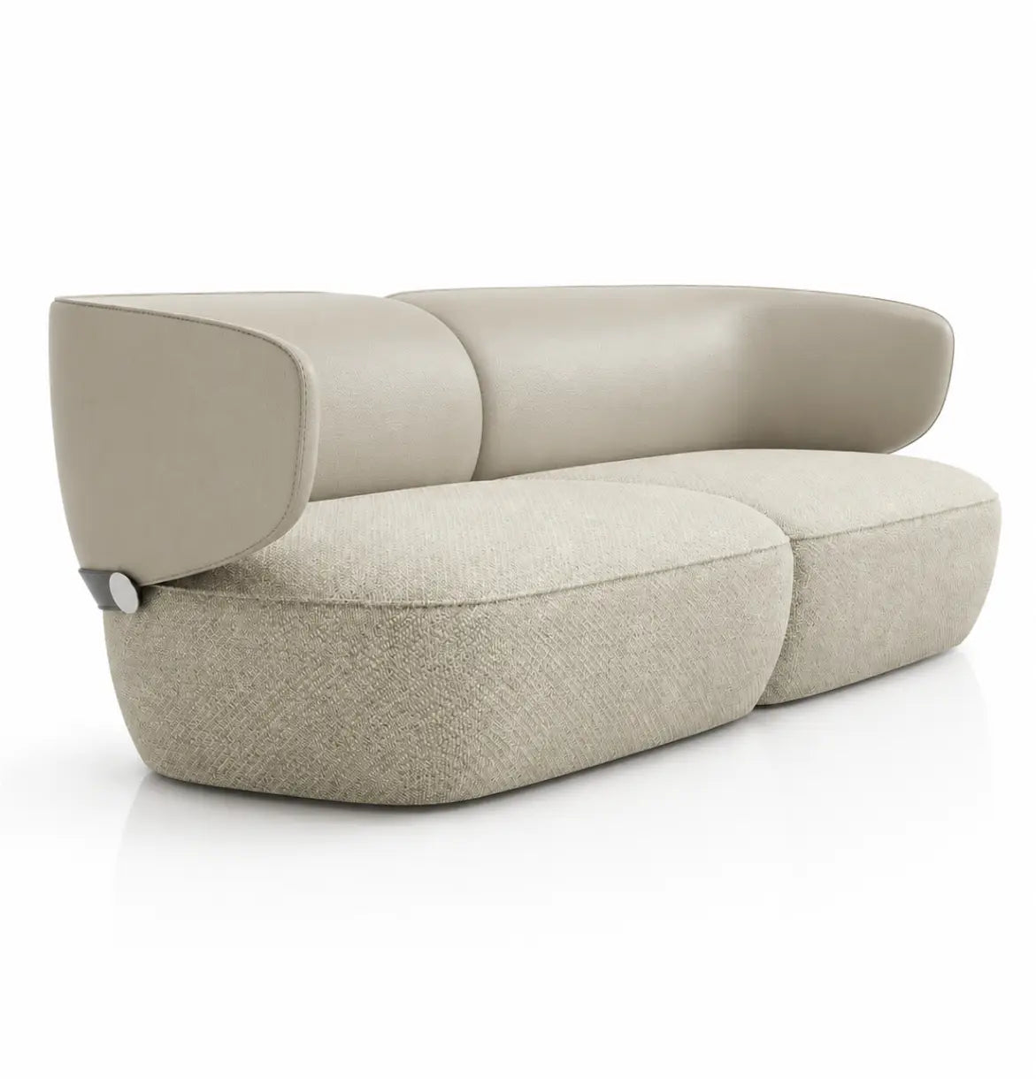 Gran 3-Seater Sofa Consumer KANO Beige Fabric Seat Khaki 8-10 Weeks
