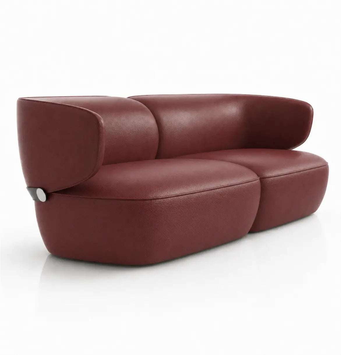 Gran 3-Seater Sofa Consumer KANO Vegan Leather Red 8-10 Weeks