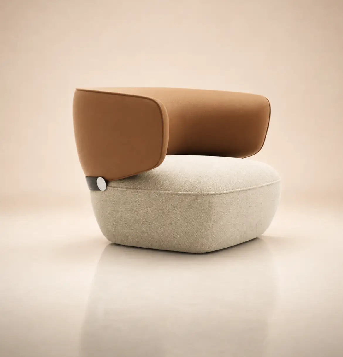 Gran Armchair Consumer KANO Beige Fabric Seat Tan 8-10 Weeks
