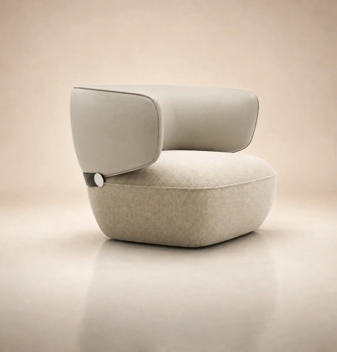 Gran Armchair Consumer KANO Beige Fabric Seat Khaki 8-10 Weeks