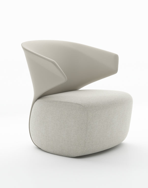 Yoda Executive Lounge Chair Consumer KANO Khaki Beige Fabric Seat 8-10 Weeks