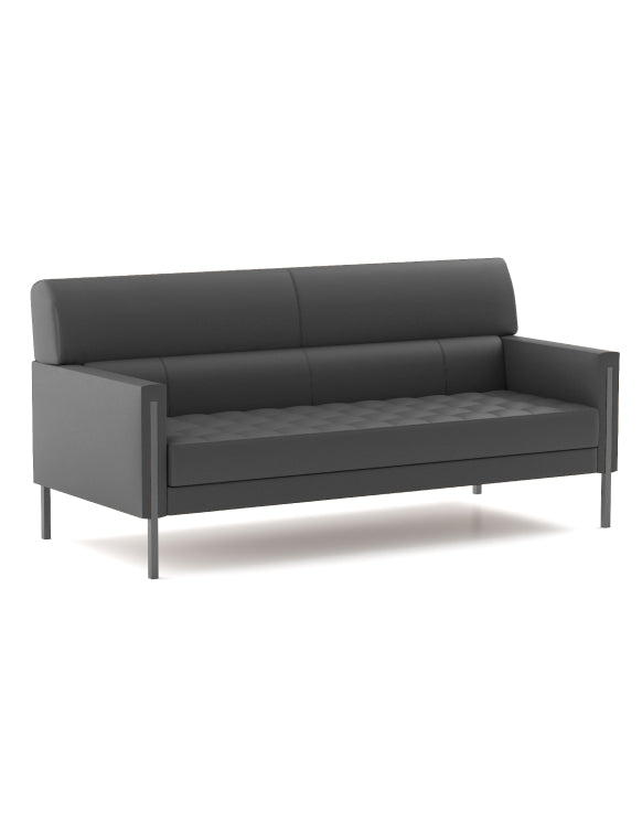 Summerlin 3-Seater Sofa Consumer KANO Grey Genuine Leather 8-10 Weeks