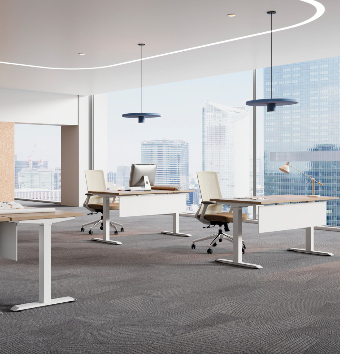 iTech Elite Sit & Stand Straight Desk Consumer KANO