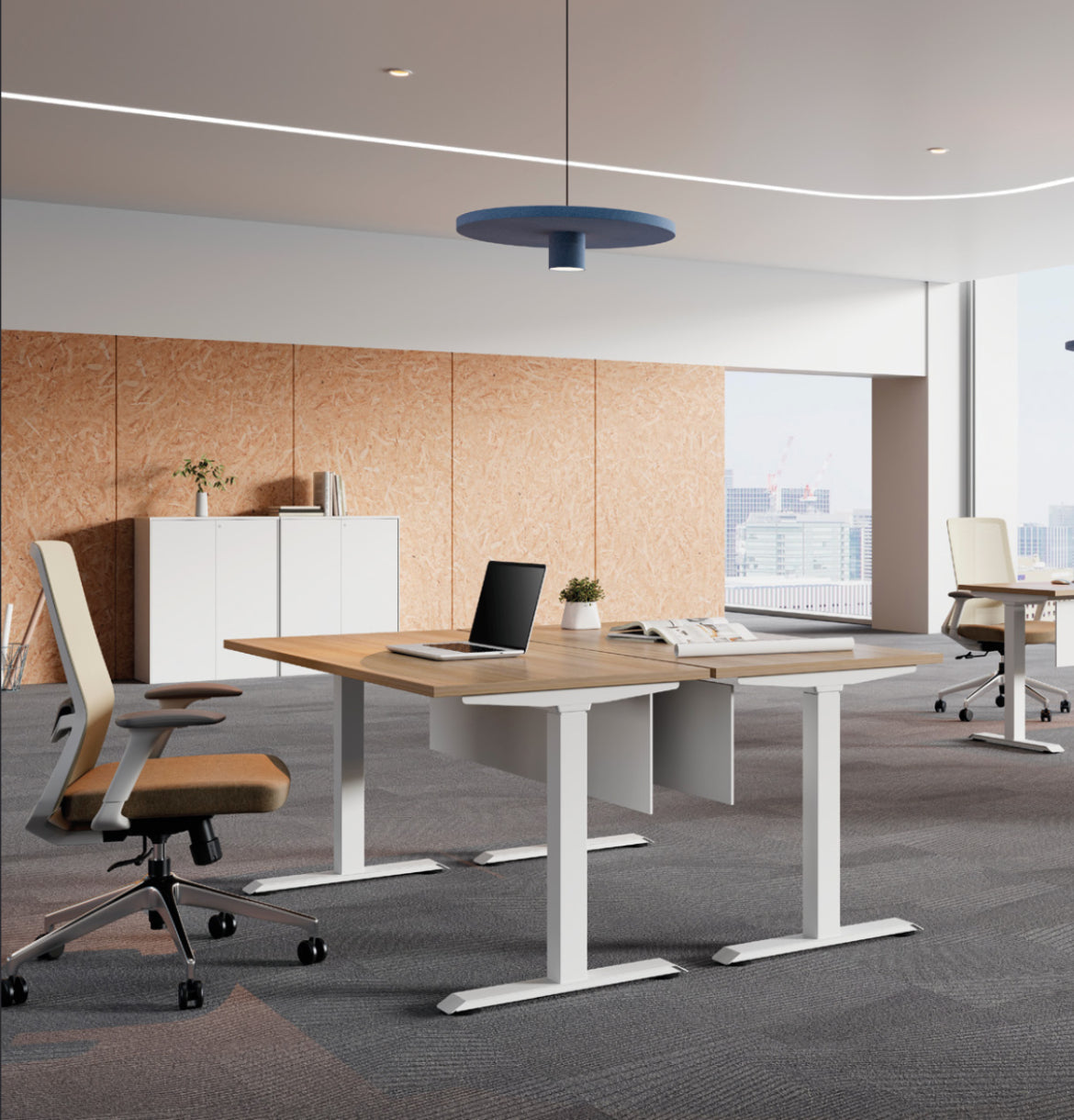 iTech Elite Sit & Stand Straight Desk Consumer KANO