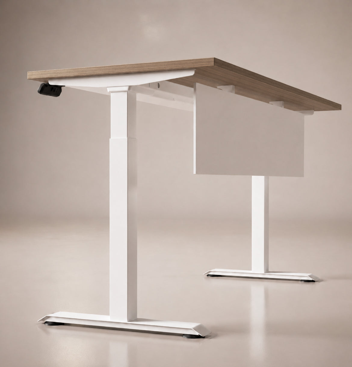 iTech Elite Sit & Stand Straight Desk Consumer KANO CF12 Coffee Walnut W1200 x D700 x H620-1270mm 8-10 Weeks