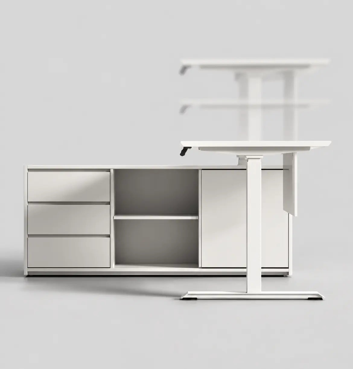 iTech Sit & Stand Desk with Return Consumer KANO