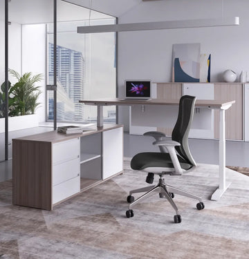iTech Sit & Stand Desk with Return Consumer KANO