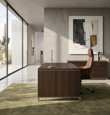 Linea Due Straight Desk Consumer BAFCO