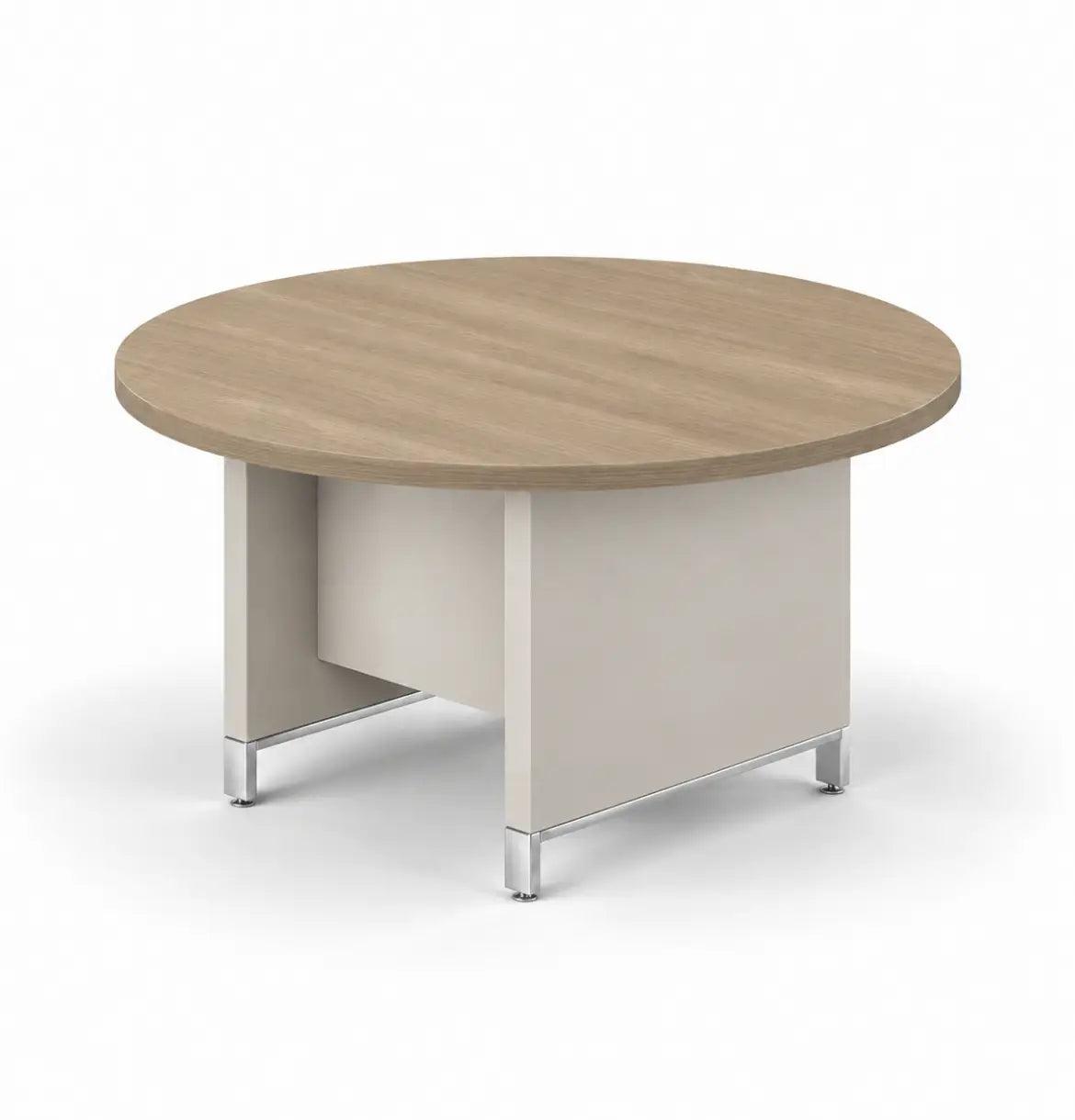 Linea Due Round Meeting Table Consumer BAFCO