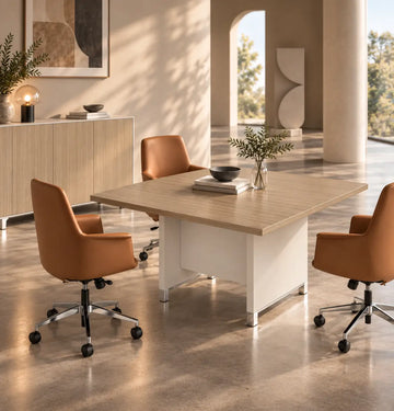 Linea Due Square Meeting Table Consumer BAFCO White 1200 30 Days