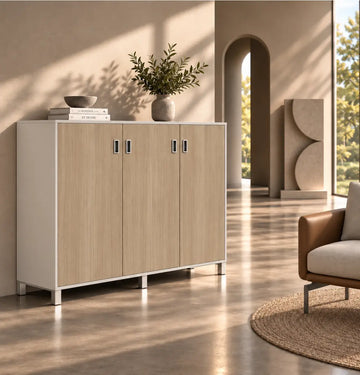 Linea Due Tall Cabinet Consumer BAFCO White 1600 30 Days