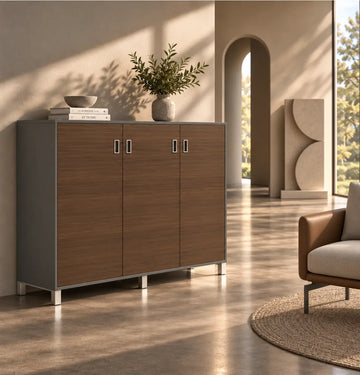 Linea Due Tall Cabinet Consumer BAFCO Grey 1600 30 Days