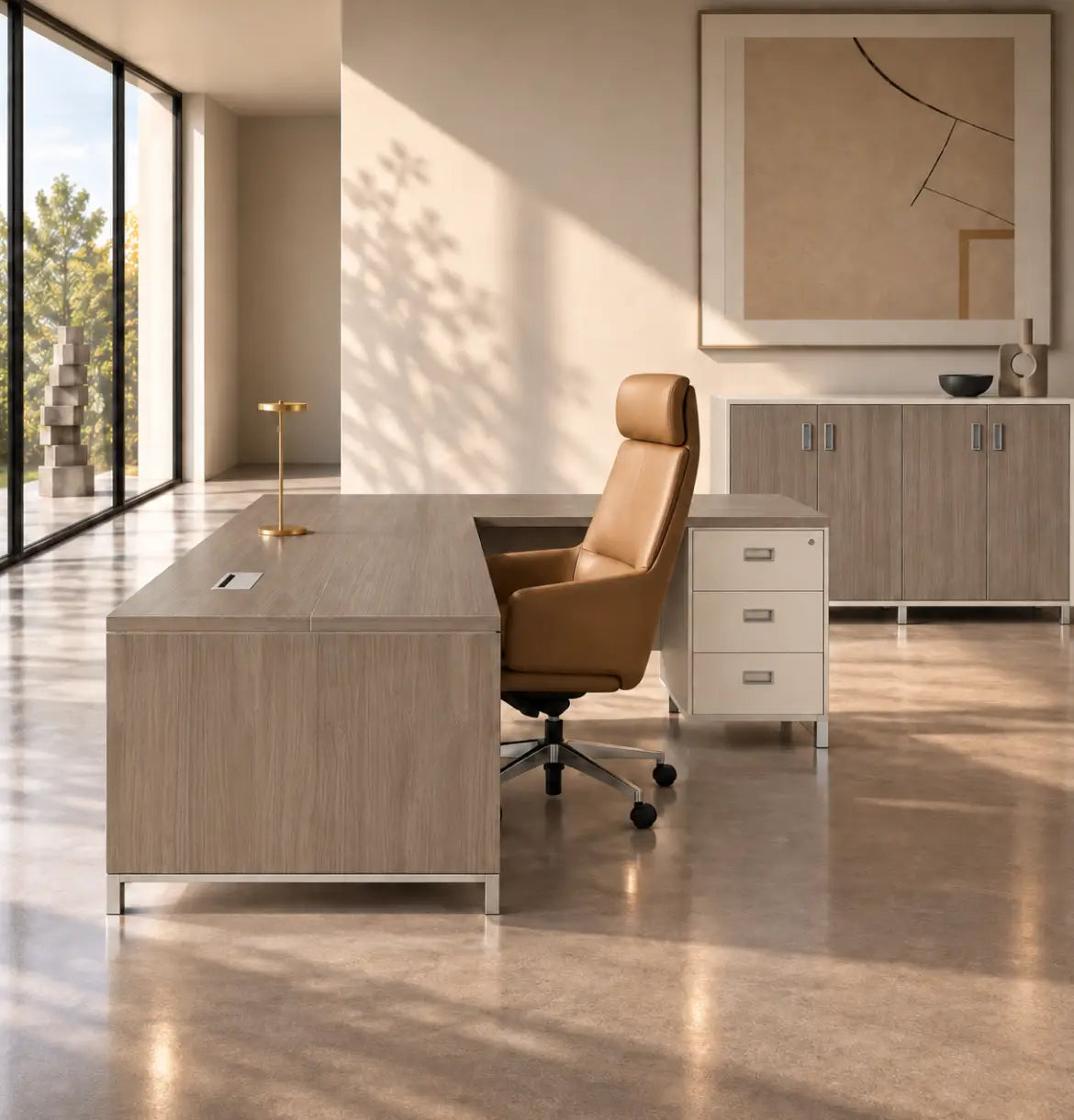Linea Due with Hanging Pedestal Consumer BAFCO Khaki 1600 30 Days
