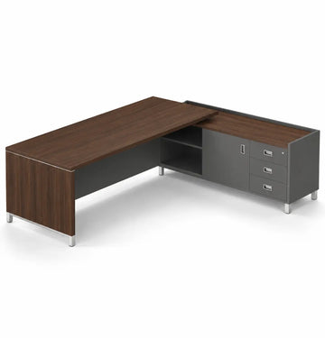 Linea Due with Credenza Return Consumer BAFCO
