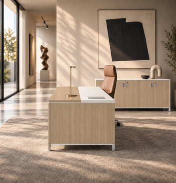 Linea Due Straight Desk (Premium) Consumer BAFCO