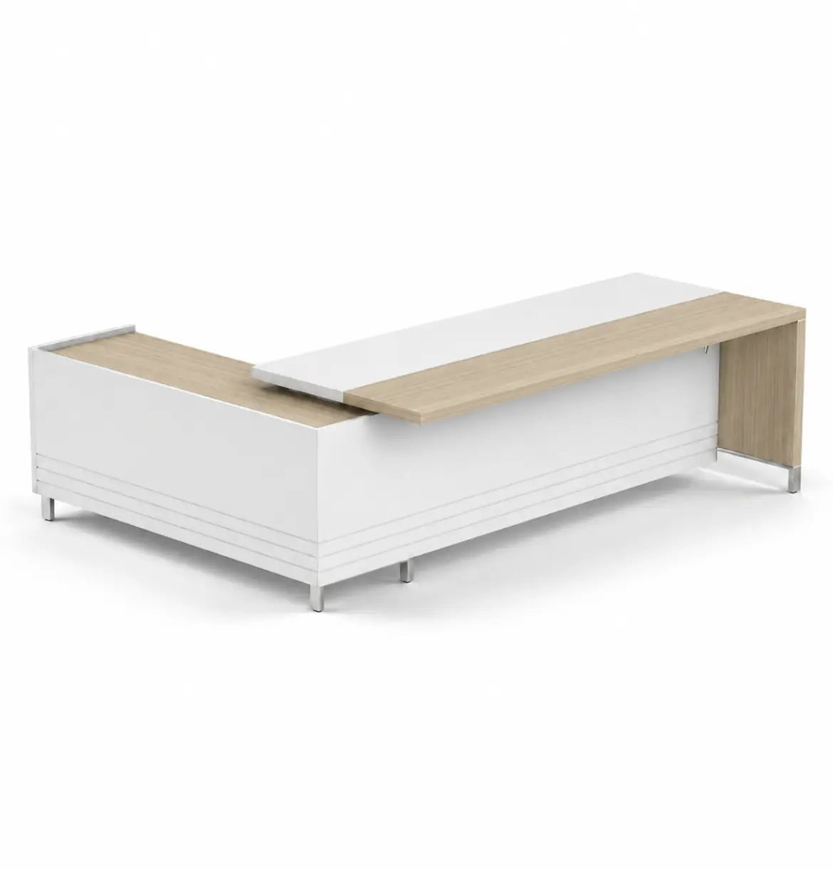 Linea Due with Credenza Return (Premium) Consumer BAFCO