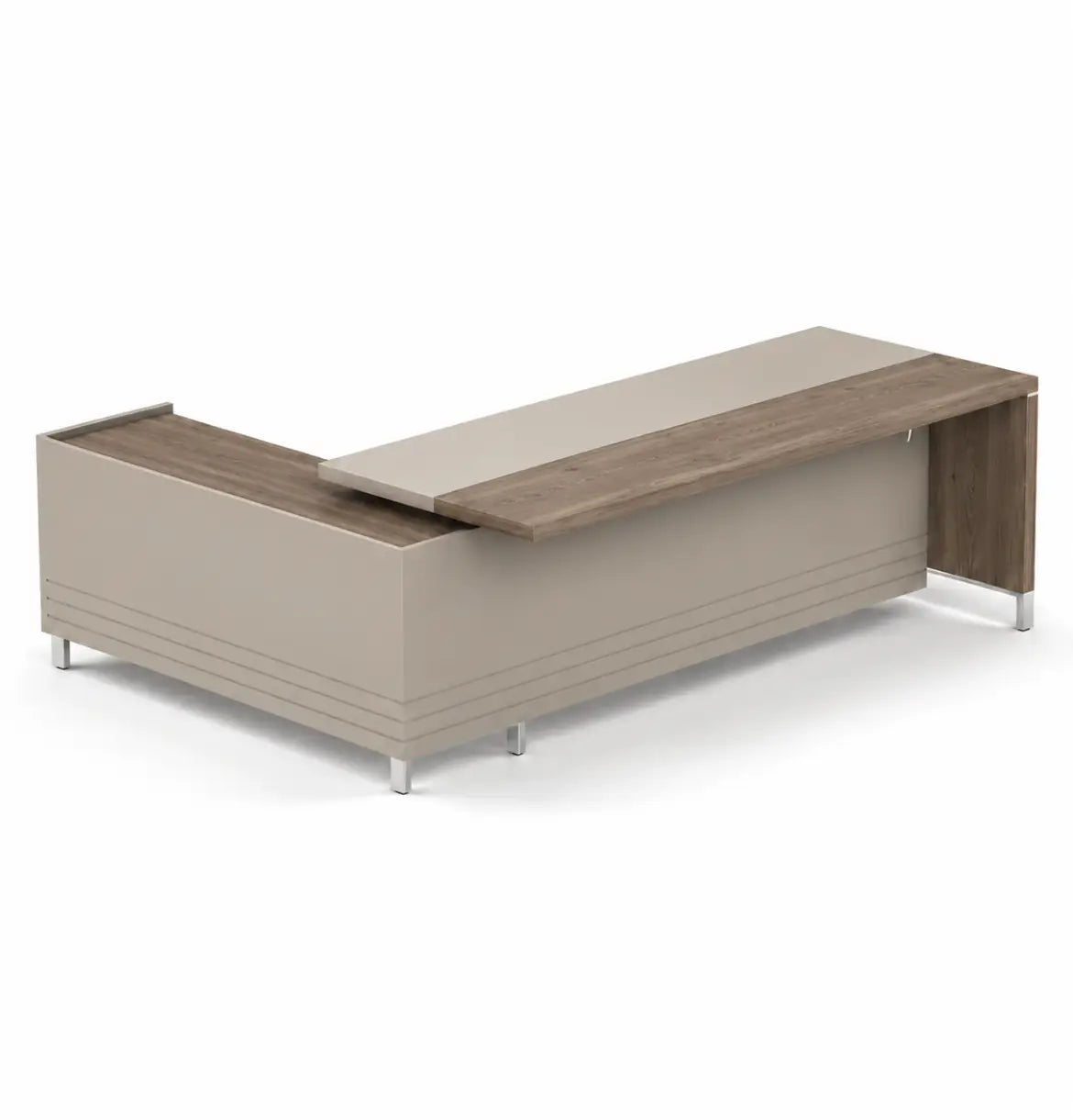 Linea Due with Credenza Return (Premium) Consumer BAFCO