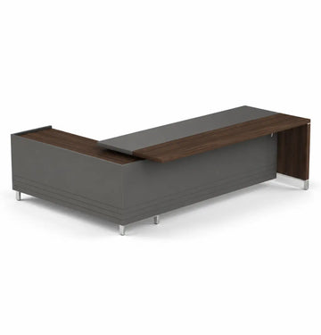 Linea Due with Credenza Return (Premium) Consumer BAFCO
