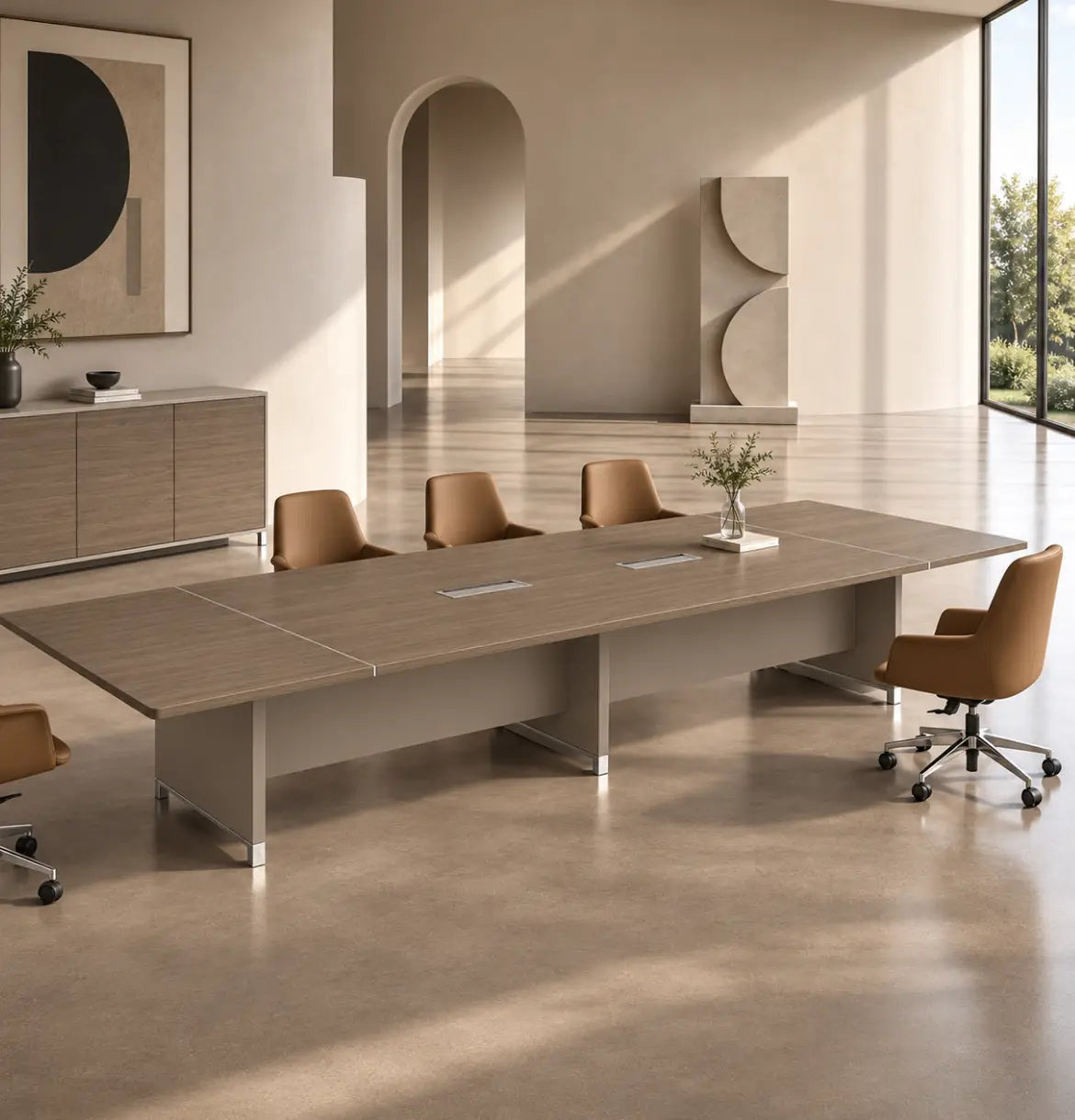 Linea Due Conference Table Consumer BAFCO Khaki 4000 30 Days