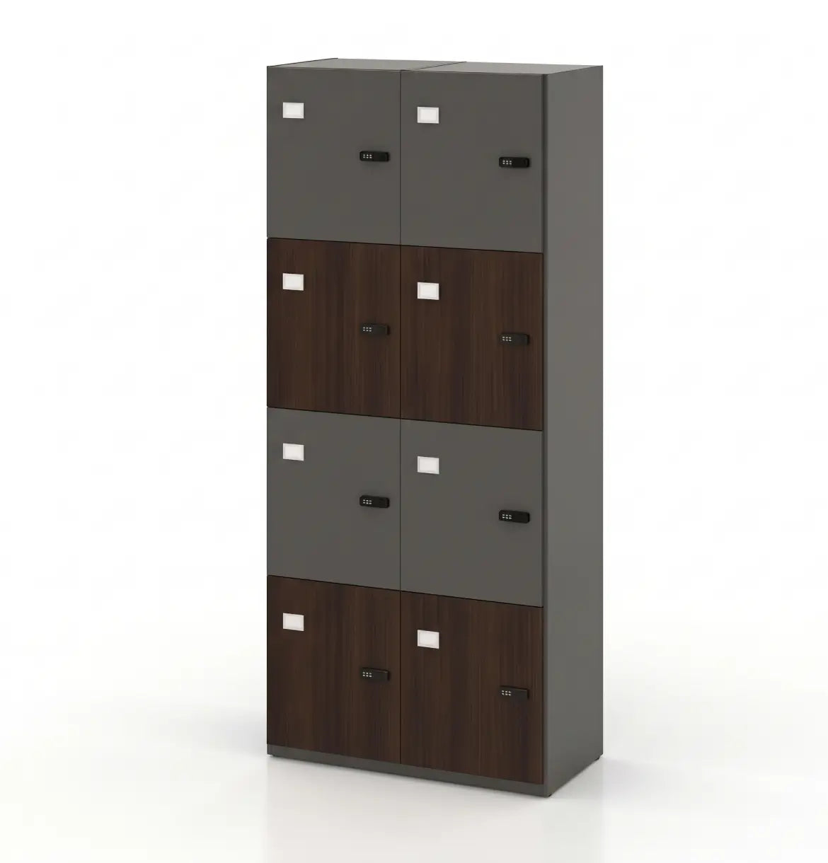 Universal Lockers (Meteor Grey Body) Consumer KANO CF08 Walnut Hairline 8-10 Weeks