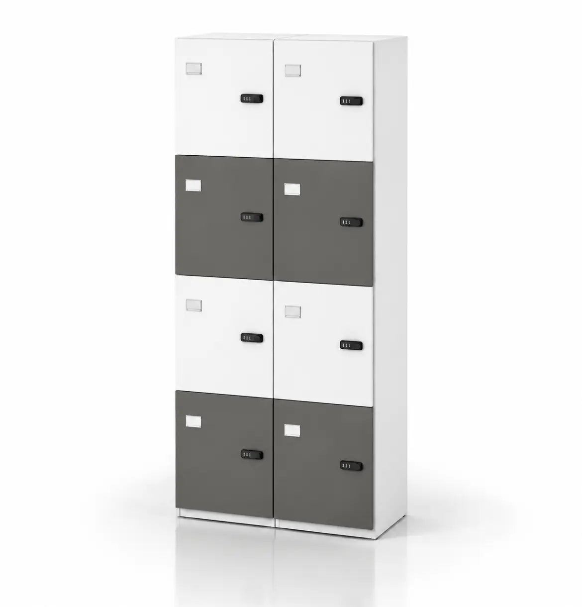 Universal Lockers (White Body) Consumer BAFCO Grey 8-10 Weeks