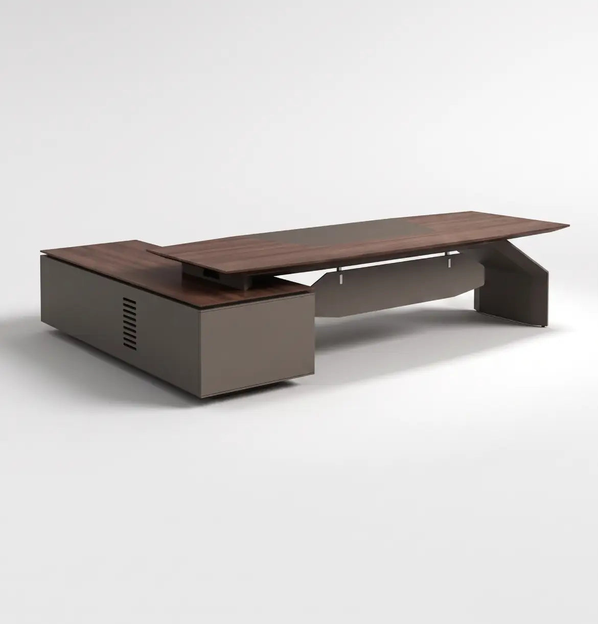 Lorenzo Presidential Desk (3 Sizes) Consumer KANO CY07 American Walnut 2800 8-10 Weeks
