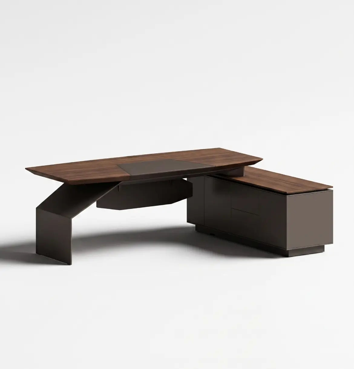 Lorenzo Presidential Desk (3 Sizes) Consumer KANO CY07 American Walnut 2400 8-10 Weeks