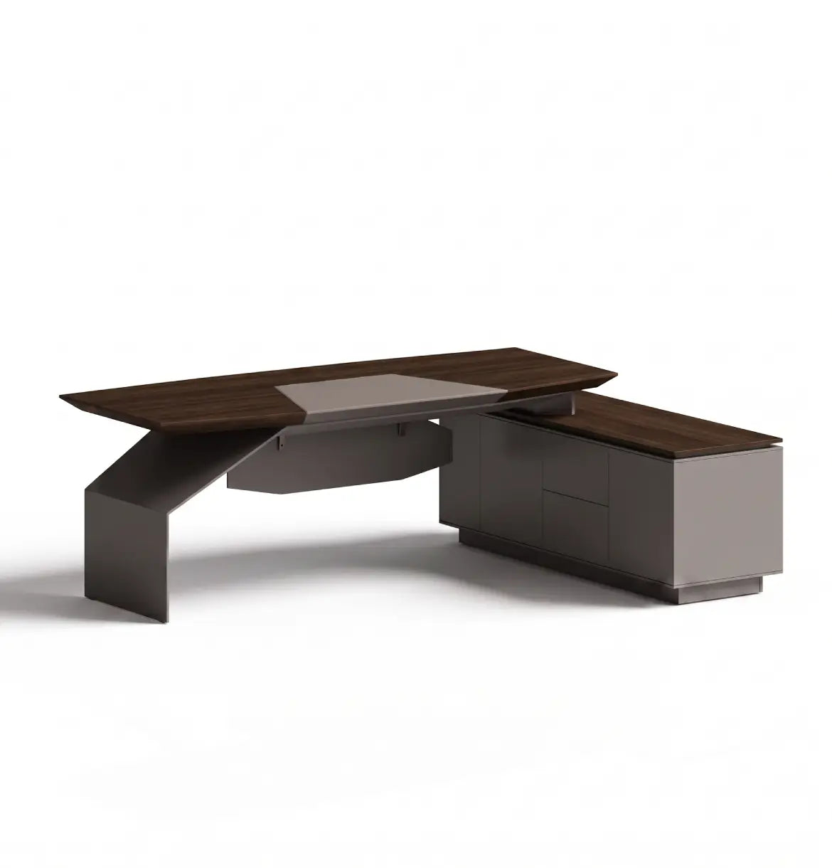 Lorenzo Presidential Desk (3 Sizes) Consumer KANO CY20 Alpine Walnut 2400 8-10 Weeks